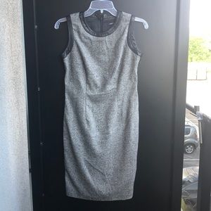 NEW Grey Dress w Leather Lining